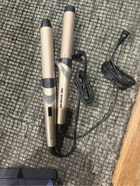 2x's Remington Gold Ceramic Hair Straightener